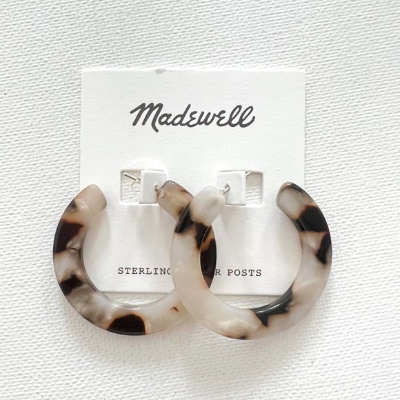Madewell Acetate Hoop Earrings - Picture 1 of 3